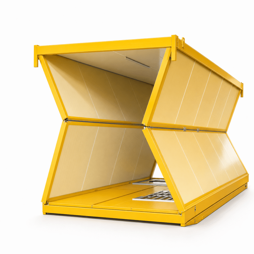 Container With Collasable Design